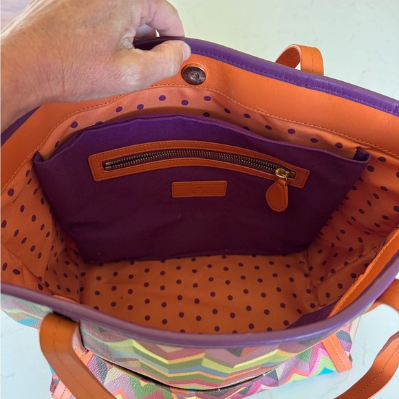 RARE Mackenzie Childs Kaleidoscope Tote Bag - Picture 3 of 16